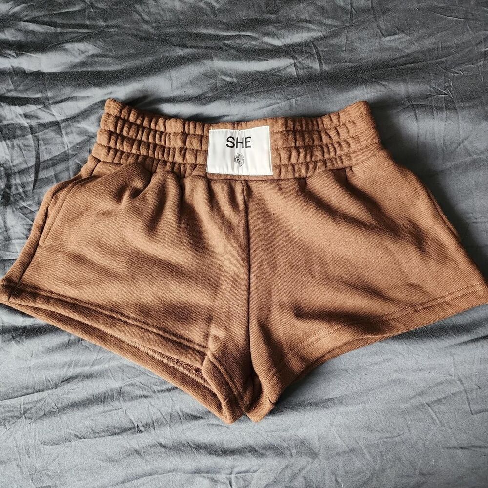Darc-sport Women's Brown and Tan Shorts